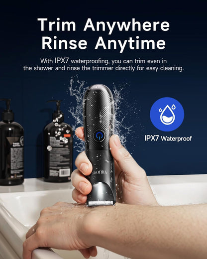 The Precision Pro Body Groomer – Waterproof Ceramic Blade Trimmer