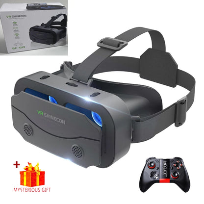 Pro-Vision VR Helmet – Ultra-HD 3D Virtual Reality Glasses for Mobile