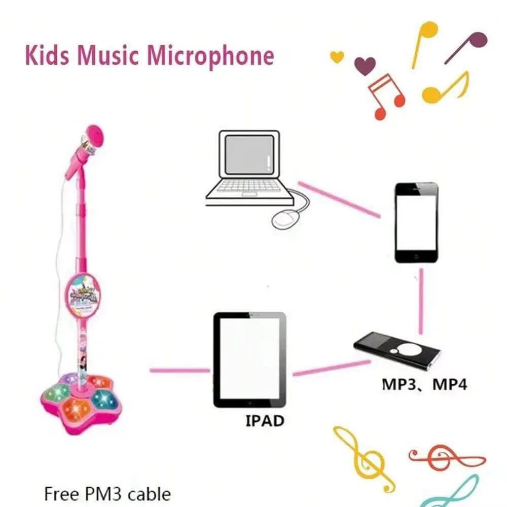 SingAlong Children's Electronic Karaoke Machine With Stand