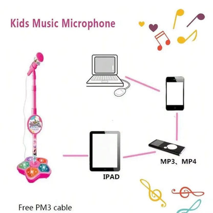 SingAlong Children's Electronic Karaoke Machine With Stand