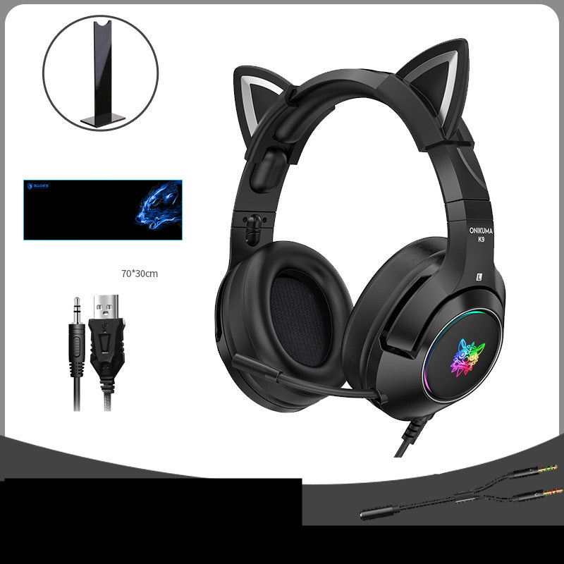 Experience Gaming Like Never Before with Our Adorable Wired Head-Mounted Headset for Girls