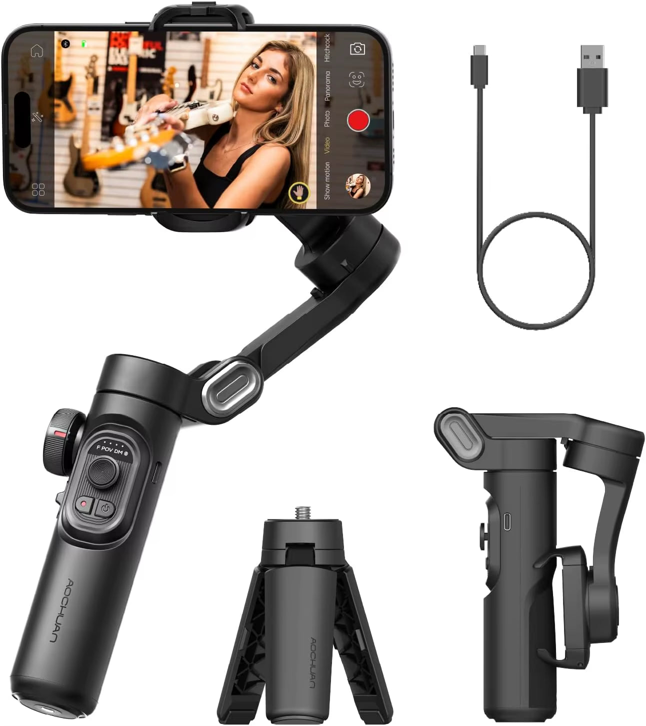 Capture Every Moment with the VlogPro™ SmartXE: The Ultimate 3-Axis AI Face-Tracking Gimbal & Smartphone Stabiliser