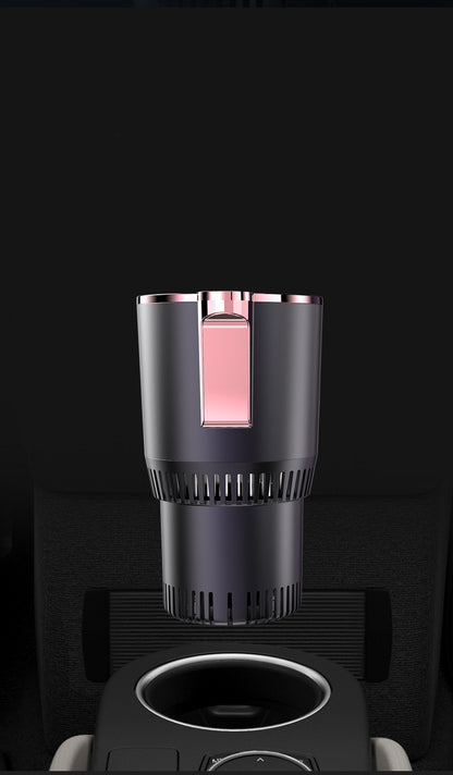 Stay Cozy on the Go: Intelligent 2-in-1 Car Cup Warmer and Cooler with Smart Display