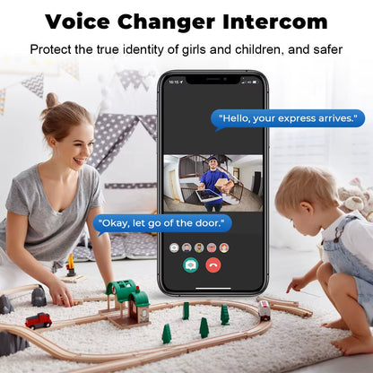 Smart WiFi Video Doorbell — Tuya Compatible with Alexa & Google Assistant