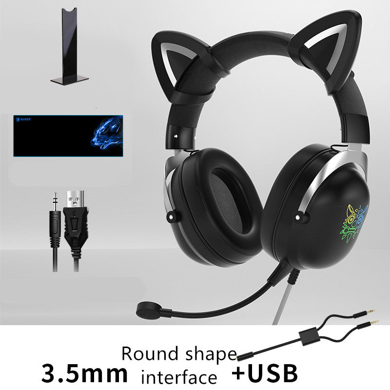Experience Gaming Like Never Before with Our Adorable Wired Head-Mounted Headset for Girls