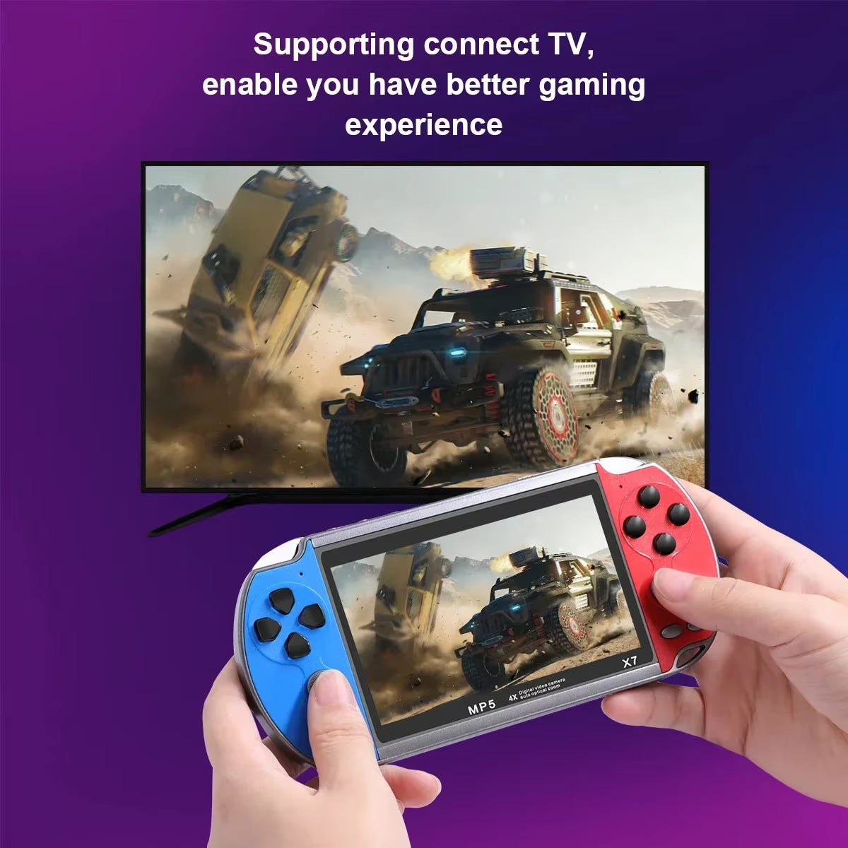 Unleash Nostalgia with the RetroArcade™ Go: Your Ultimate 4.3" HD Handheld Console Packed with 9000+ Classic Games!