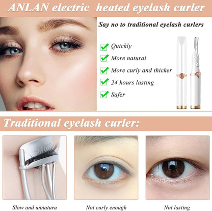 Professional Heated Eyelash Curler | 24-Hour Long-Lasting Lift