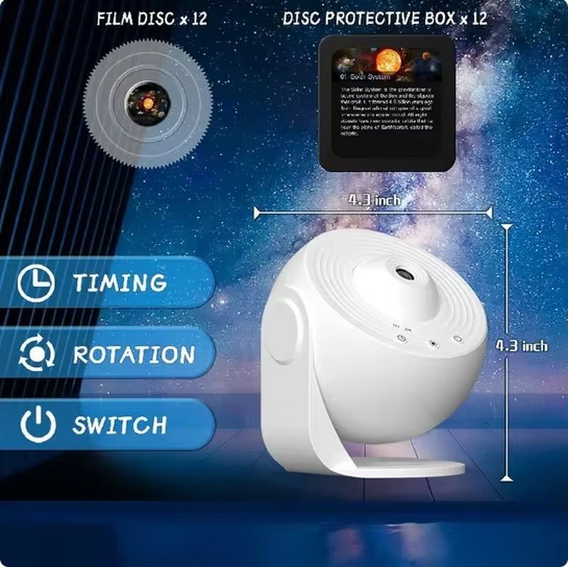 Cosmic Galaxy Projector – Immersive 360° Starry Sky Night Light