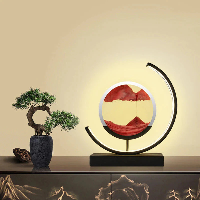 Transform Your Home with the Mesmerizing Sandlight Quicksand Table Lamp